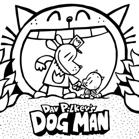Dogman Coloring Pages Printable